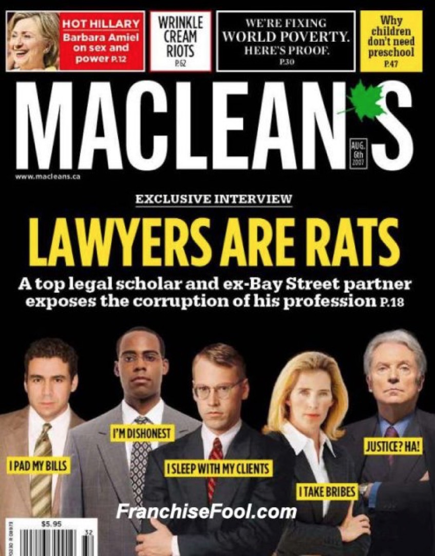 Brian Keisacker Lawyers are Rats